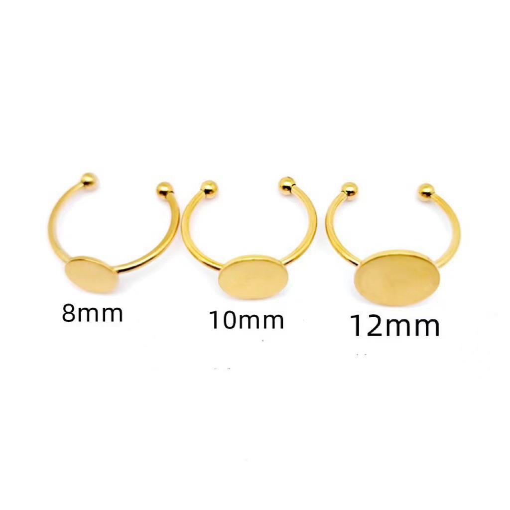 B gold Welding 8mm round piece