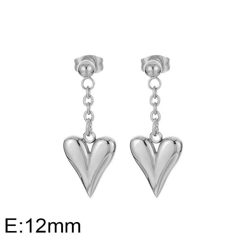 Steel earrings