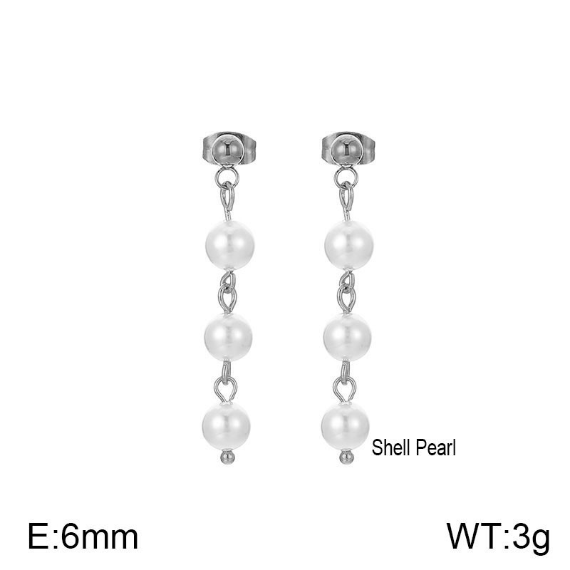 Steel earrings