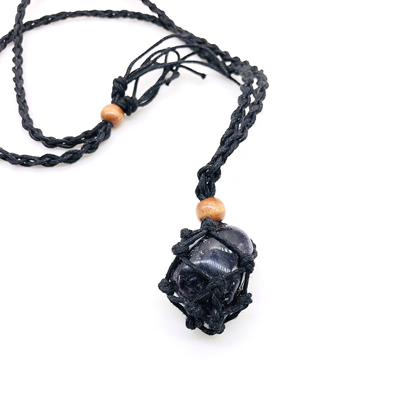 11:Amethyst black cord