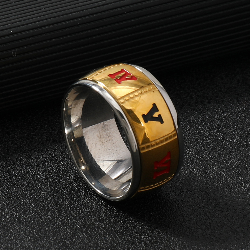 Roman numeral ring 7