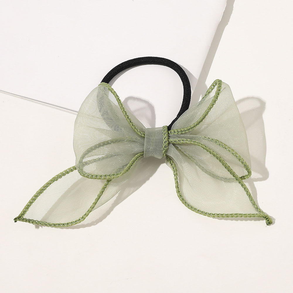 7:Hair tie - Grass green