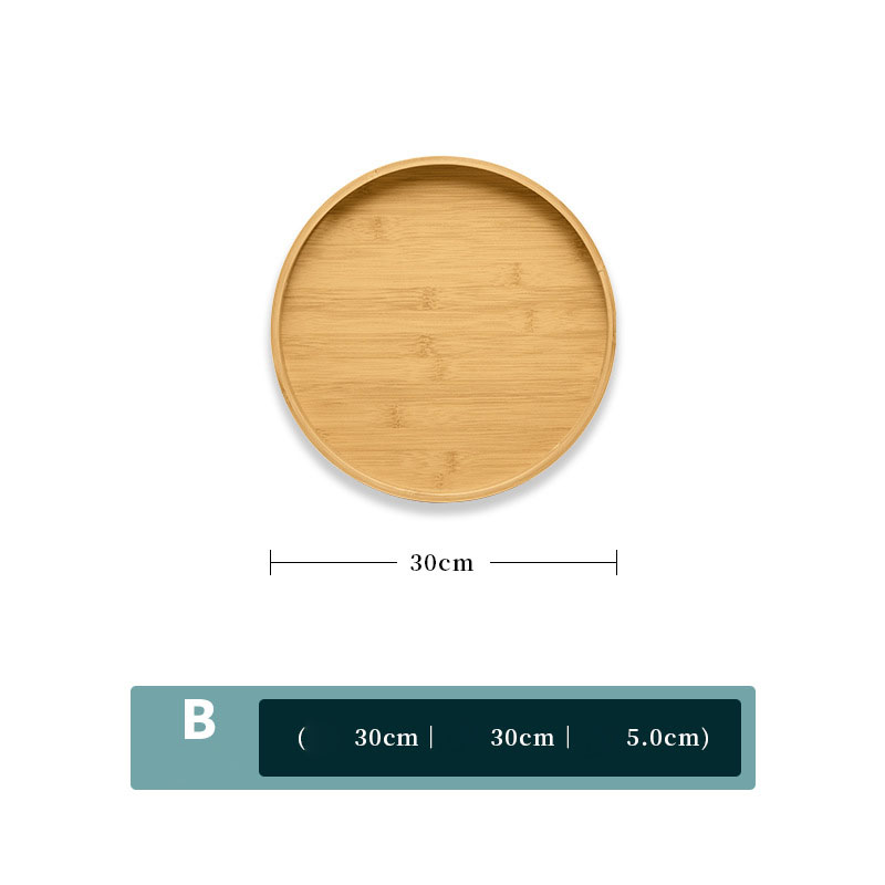 Medium/round handle tray [30*30*5.0] cm