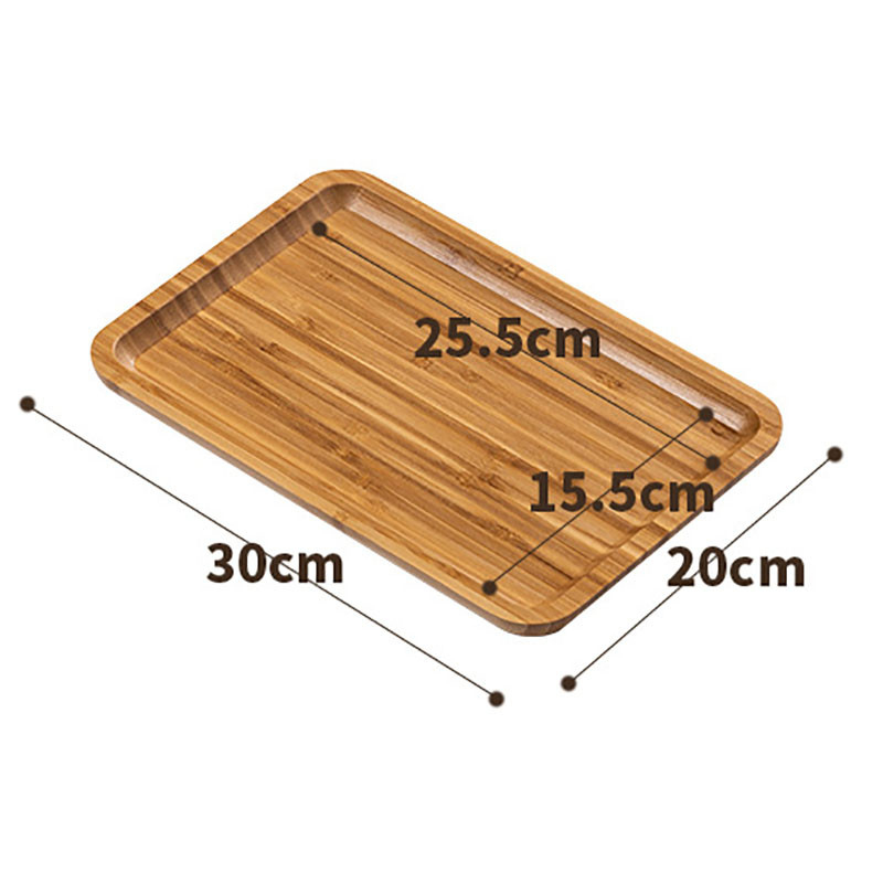 Rectangular side pressure whole bamboo [30*20*2.0] cm