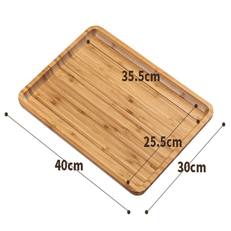 Rectangular side pressure whole bamboo [40*30*2.0] cm