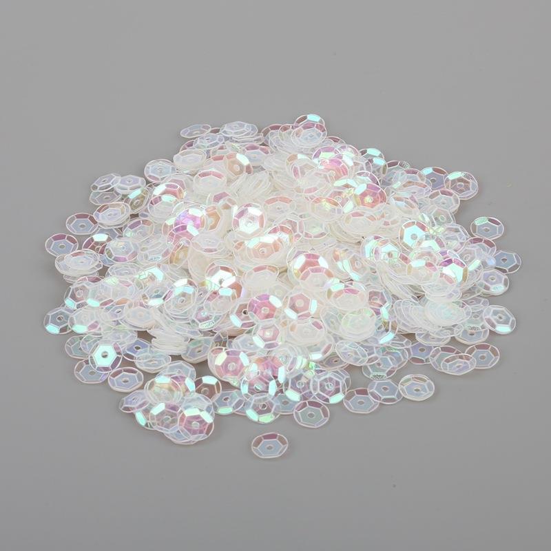 Color plated glitter transparent color