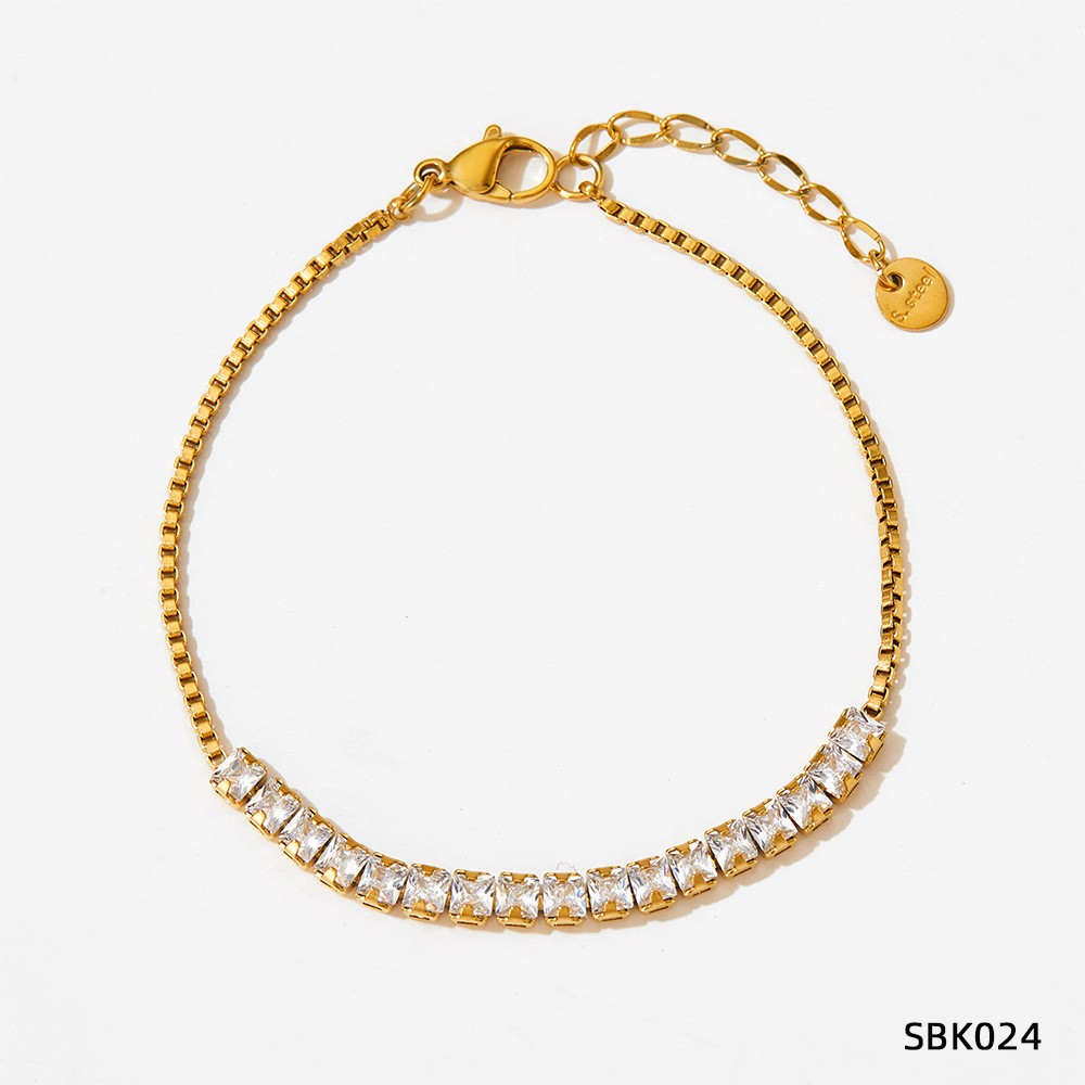 1:SBK024 Gold White zirconium