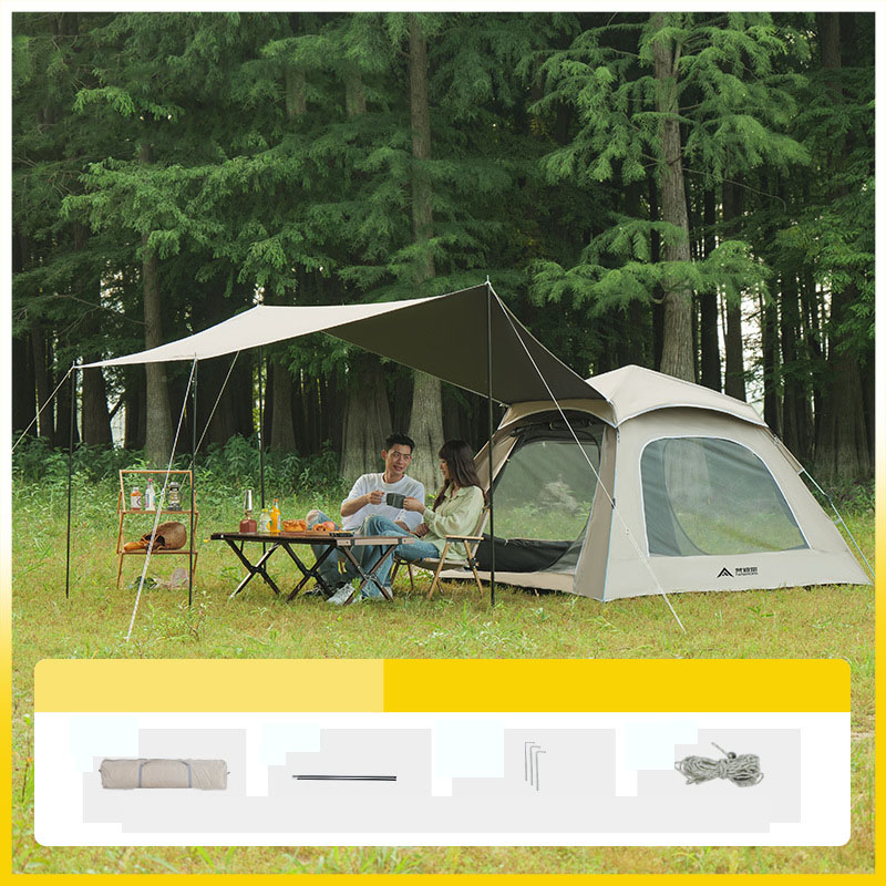 5-8 Human sand gold vinyl   canopy