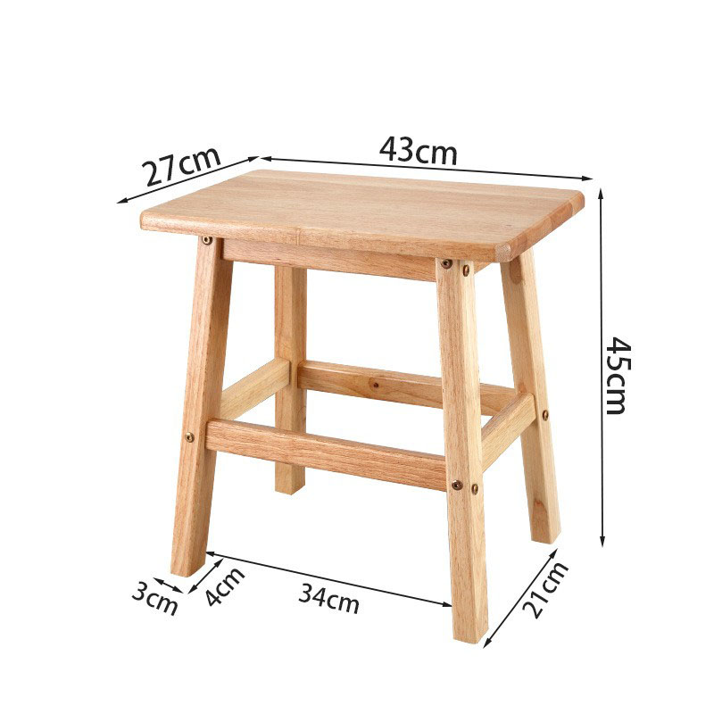 Square stool panel width 27CM high 45cm