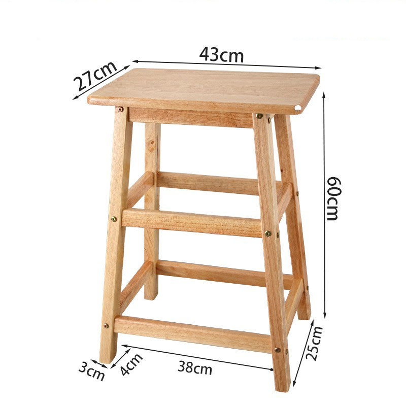 Square stool panel width 27CM high 60cm