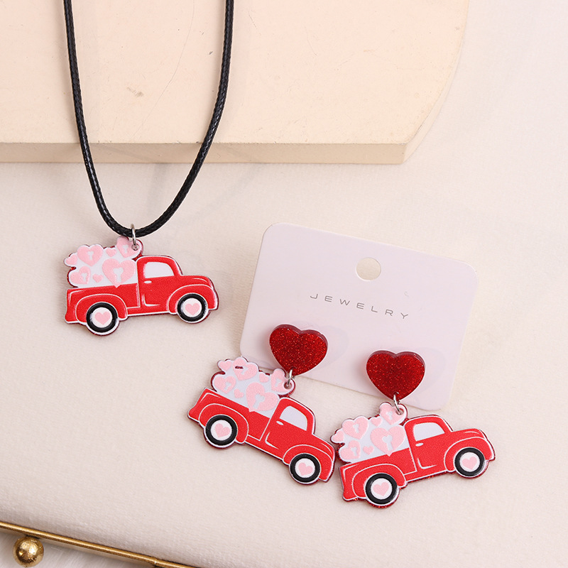 Love Red Car - Set