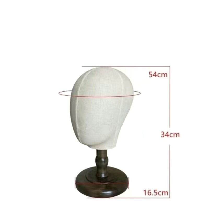 Linen head   antique short pole