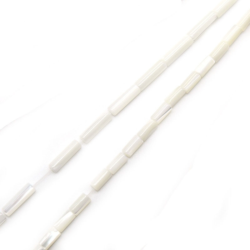 White 4*8mm 1 strand [about 42 PCs]