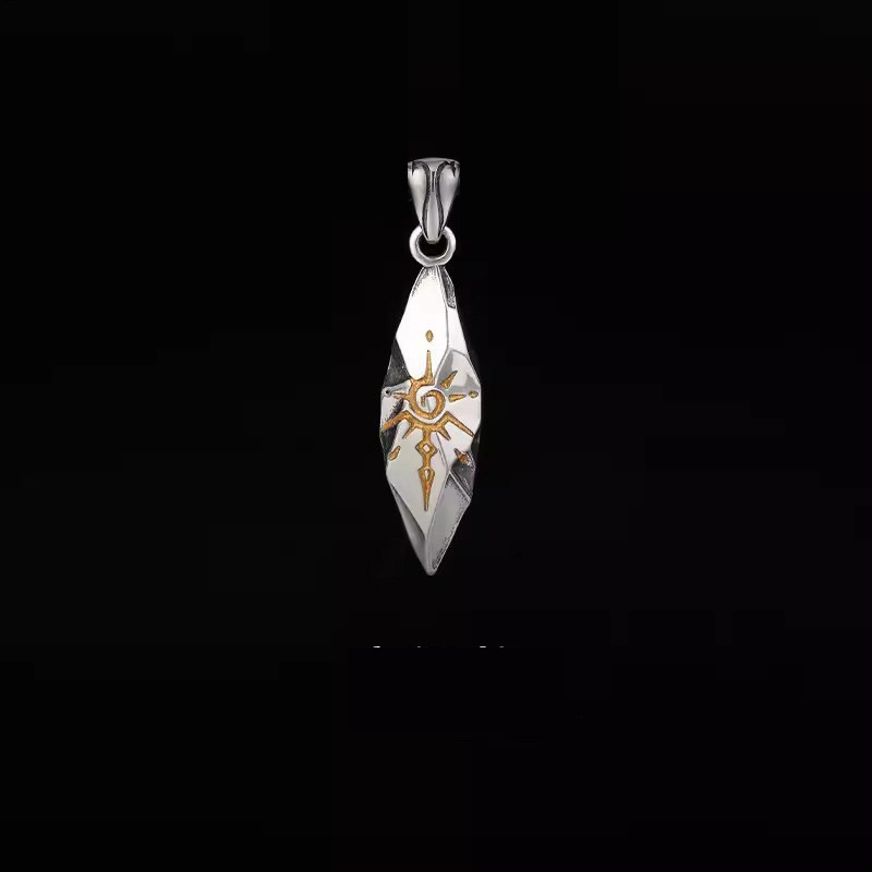 4:X652 vintage single pendant-33.2 x 8.2 mm