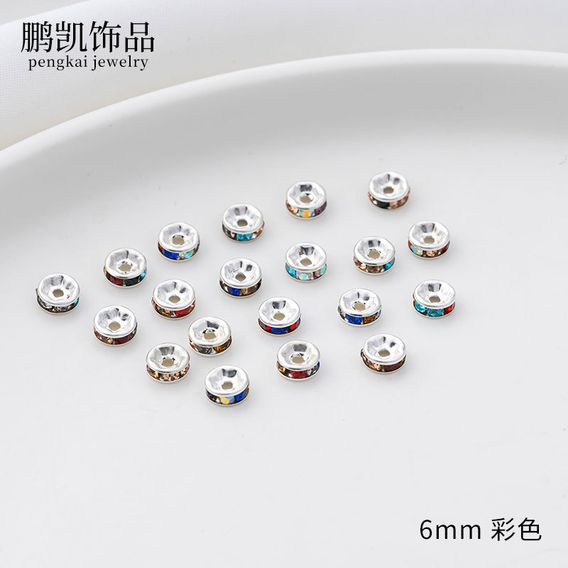 6mm plated white K color