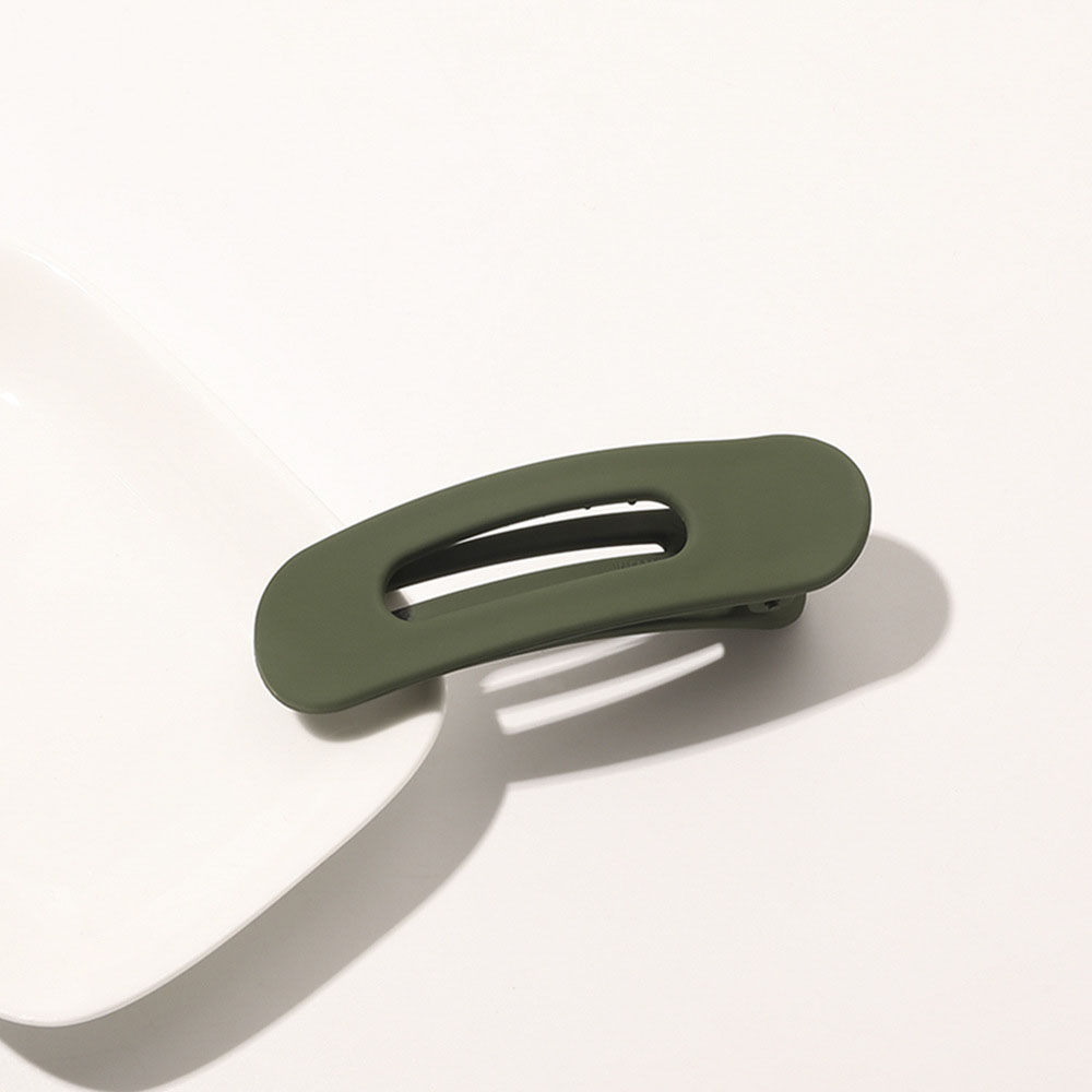 Straight beak clip - Small army green