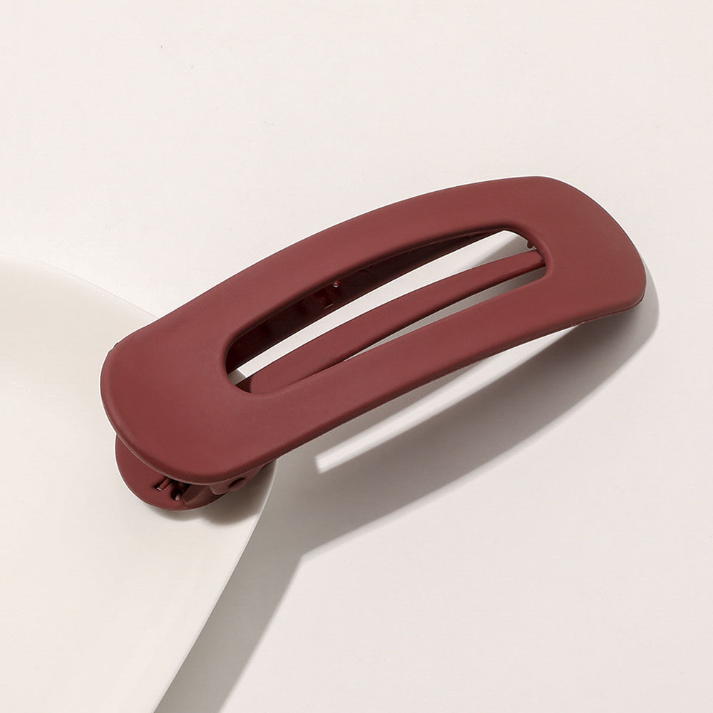 2:Straight beak clip - Large wine red