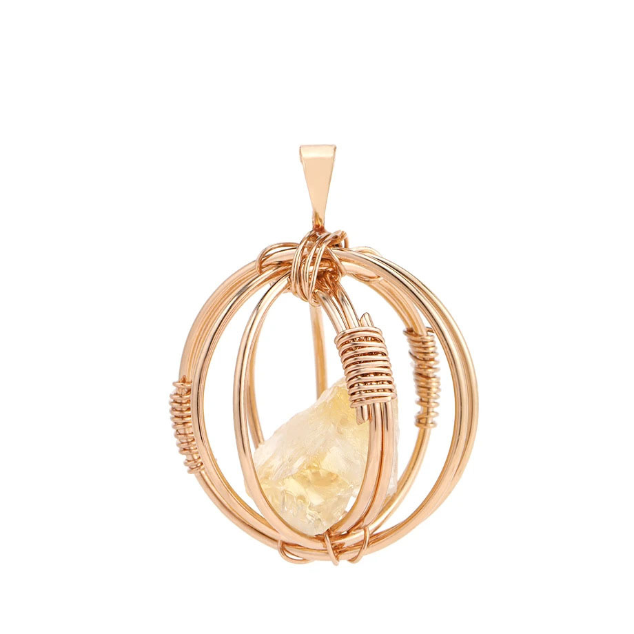 Citrine-Rose-Gold