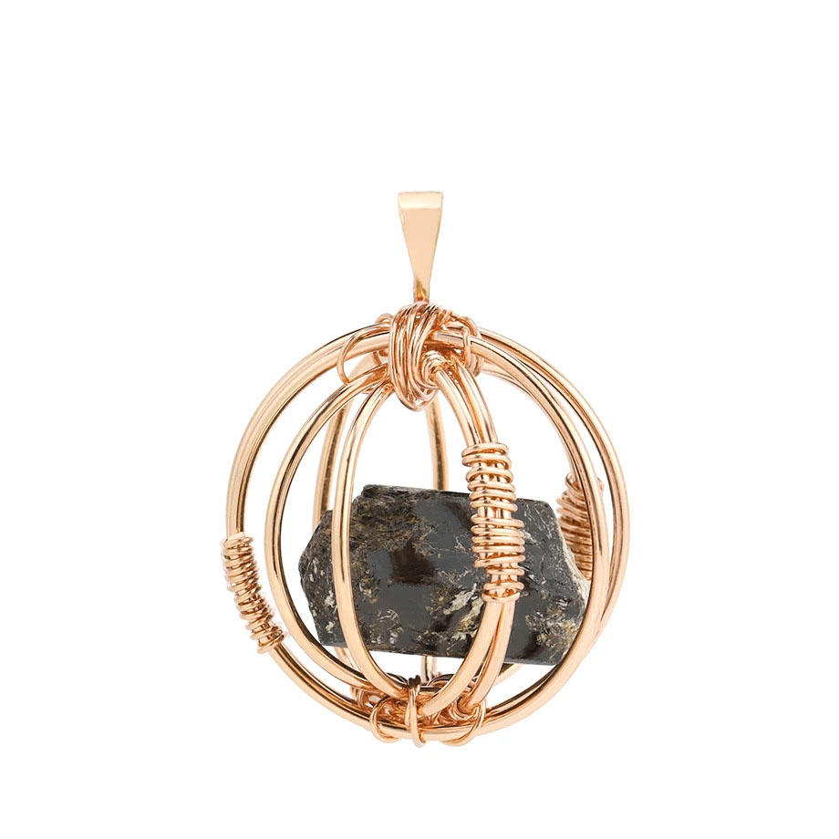 21:Black Tourmaline -Rose-Gold