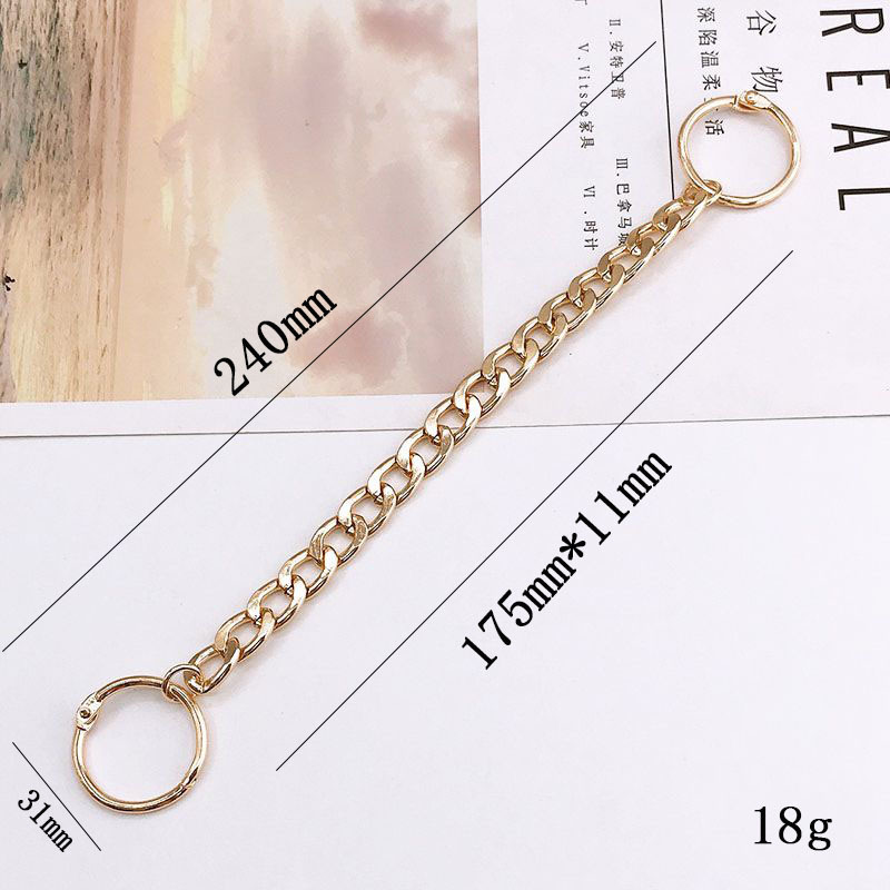 K1599 aluminum chain gold (big buckle)