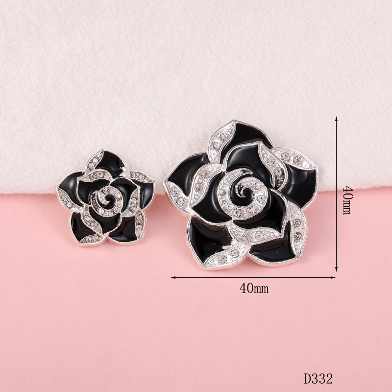 4:D332 Camellia (black) set