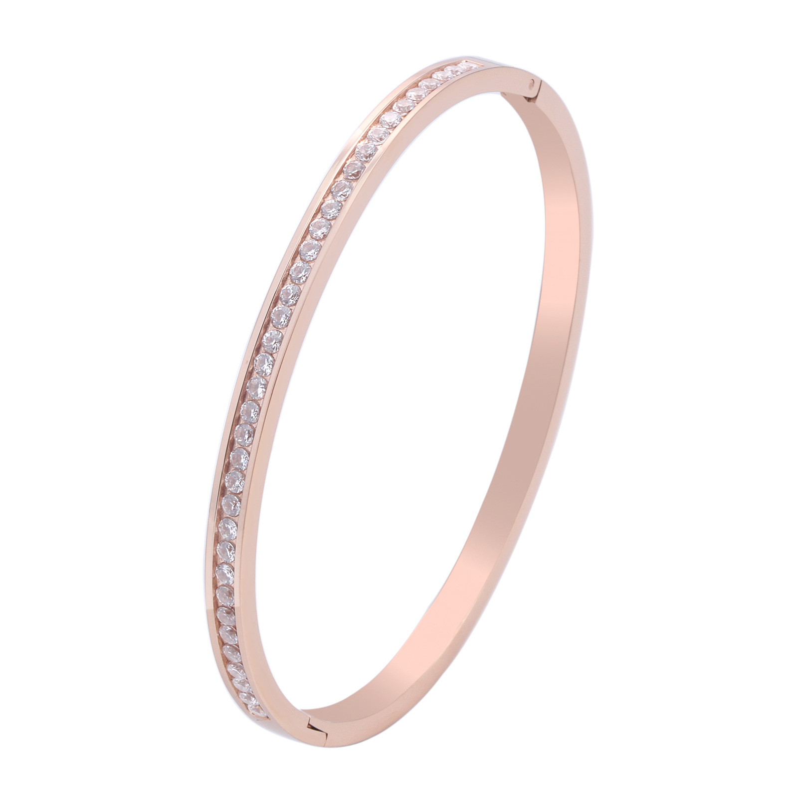 3:Round Diamond Rose Gold