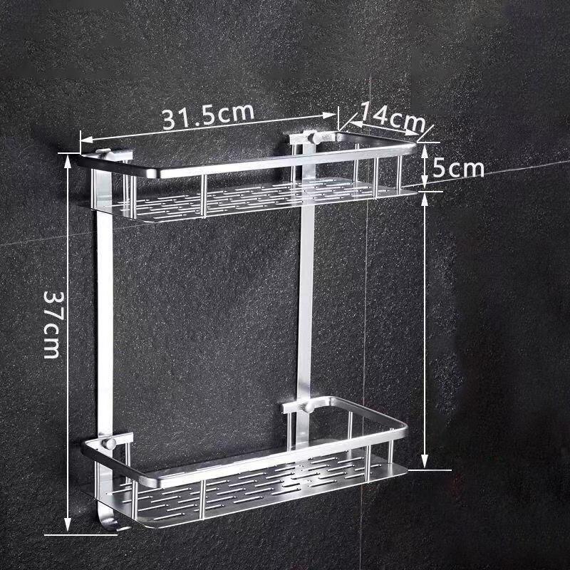 Perforated light double square frame