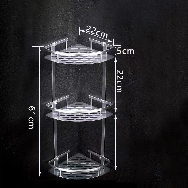 Punch-free bright light three-layer corner frame