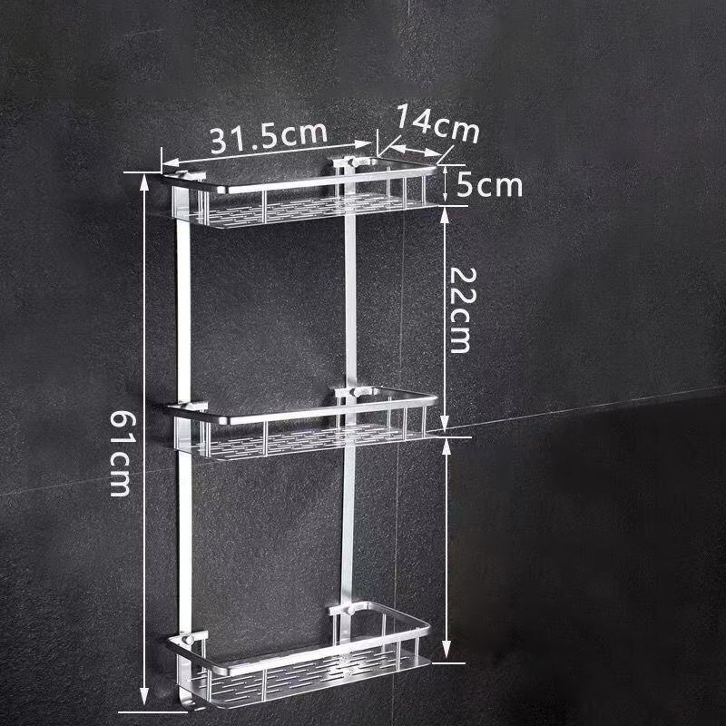 Perforated light three layer square frame