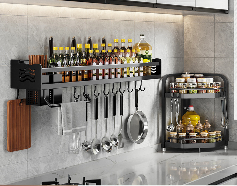 Set 3 [Wall Hanging Kitchen Rack   Desktop Kitchen rack]