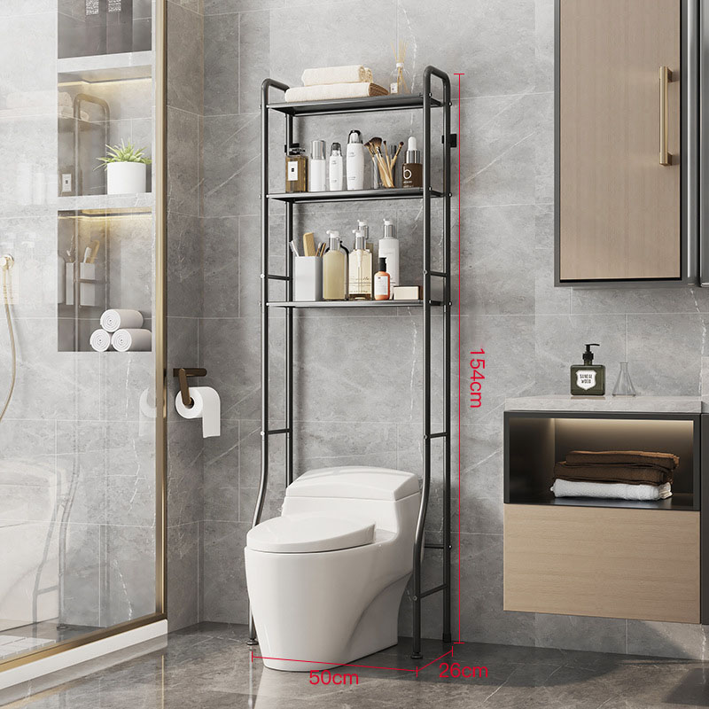 Toilet rack black