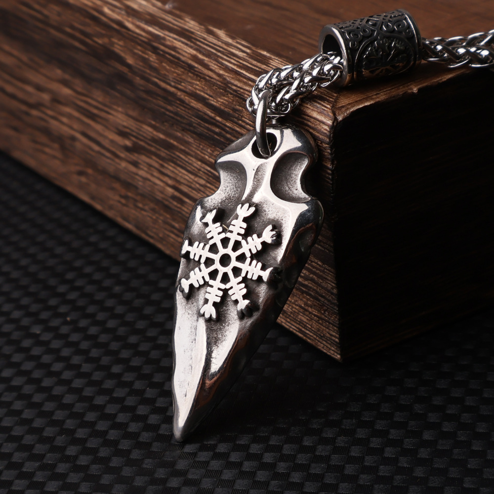 Steel color single pendant