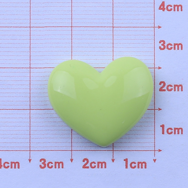 Bright heart-green