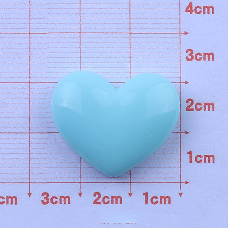 Bright heart-blue