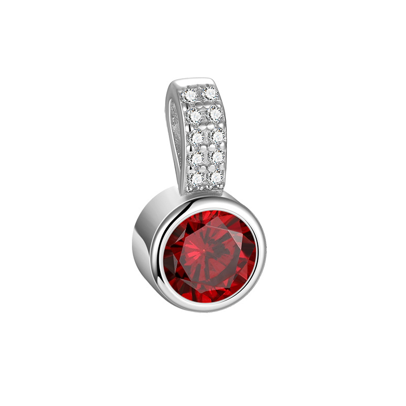 White gold garnet