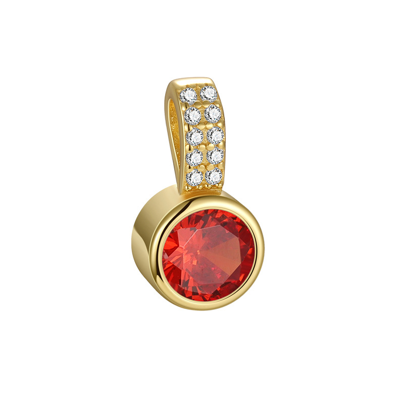 Yellow-gold orange-red stone