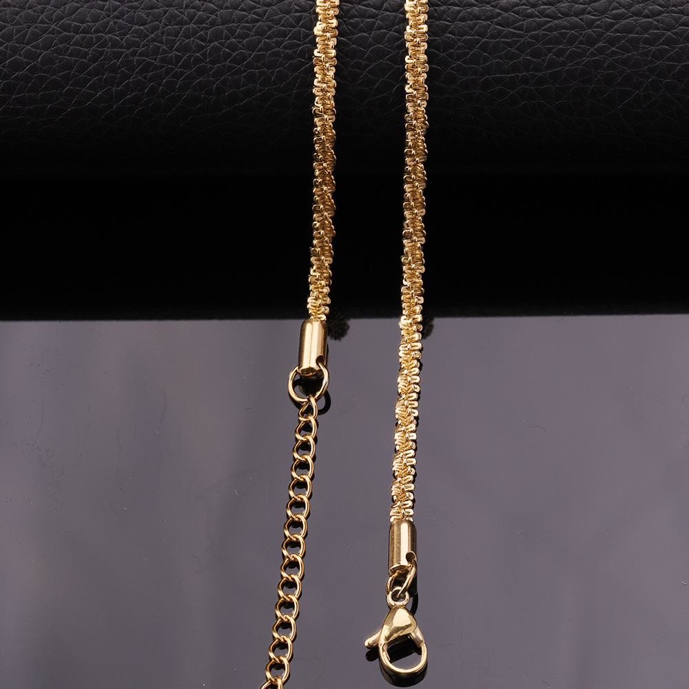 Cauliflower Chain Gold 2.0 45CM tail chain 5CM