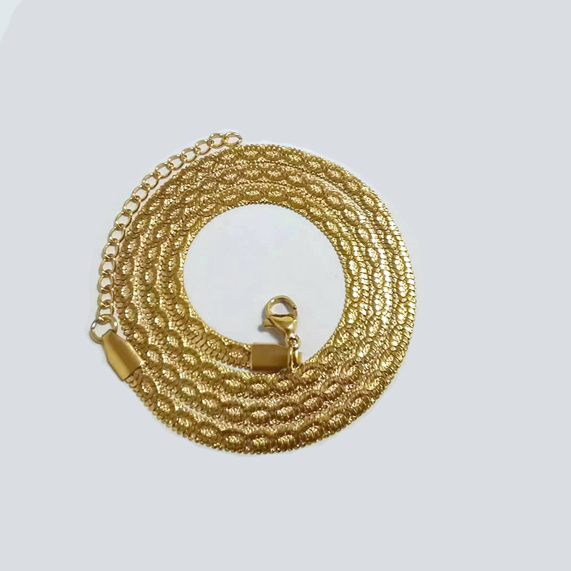 B gold color 45cm tail chain 5CM