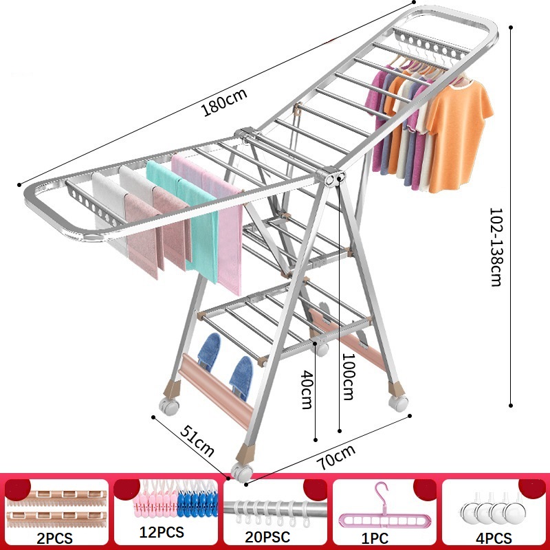 1.8 meters three layers [ upgrade ]   windbreak   shoe support   reinforcement plate   drying