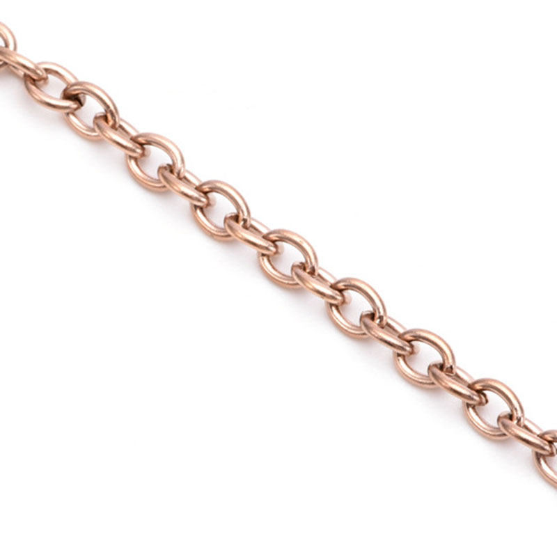 rose gold color 0.4mm*45cm