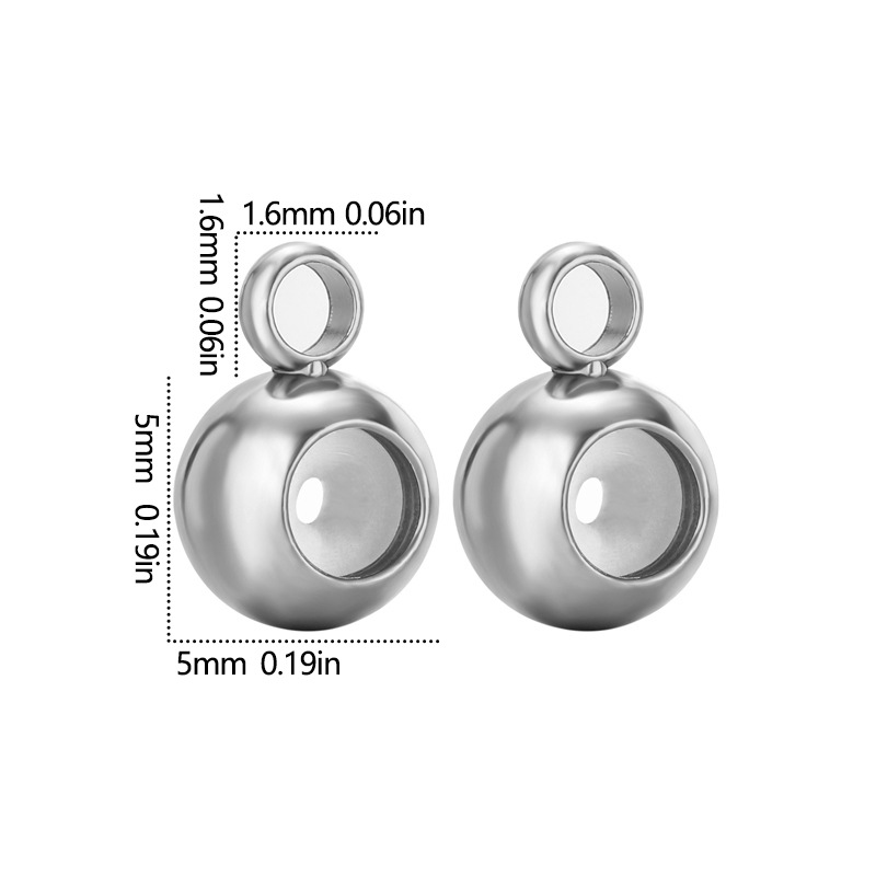 Silver 5mm