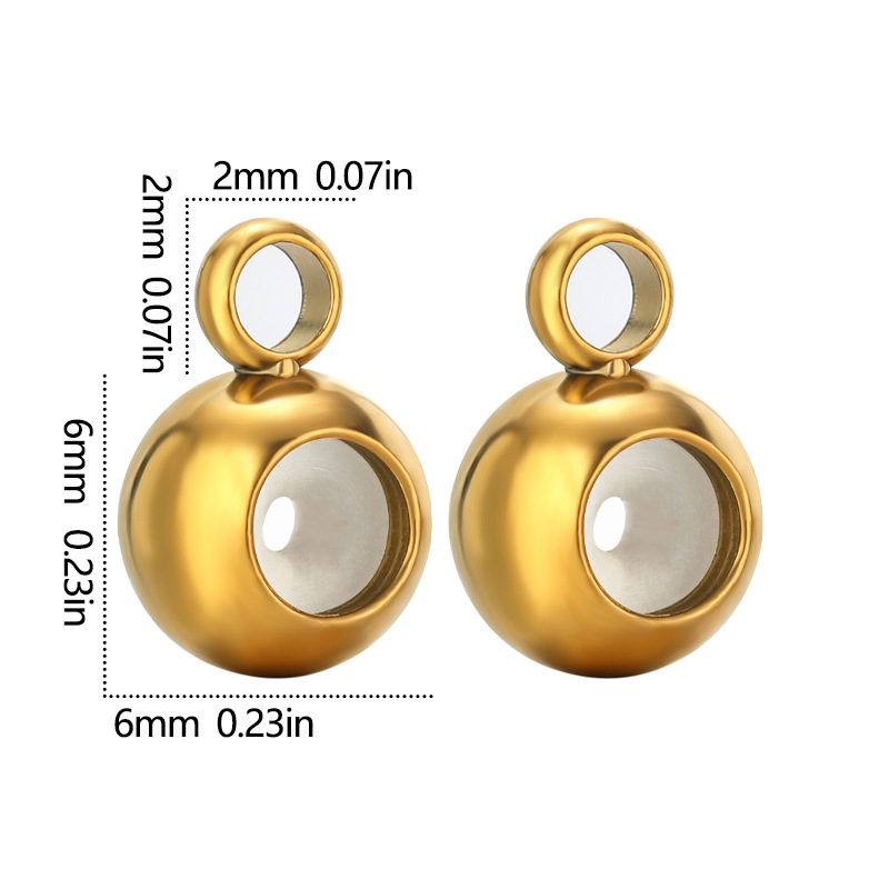 1:Gold 6mm