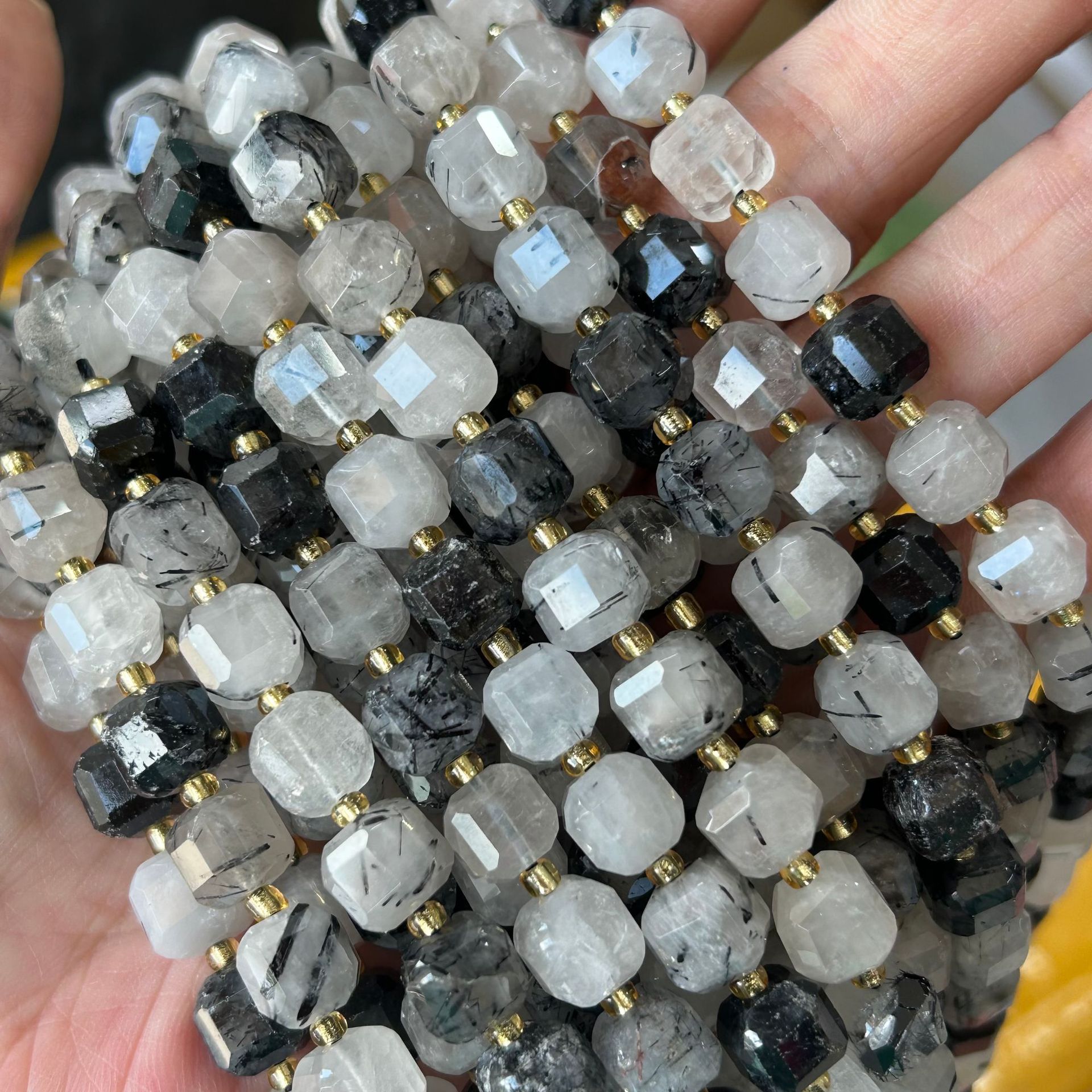 50 Black Rutilated Quartz