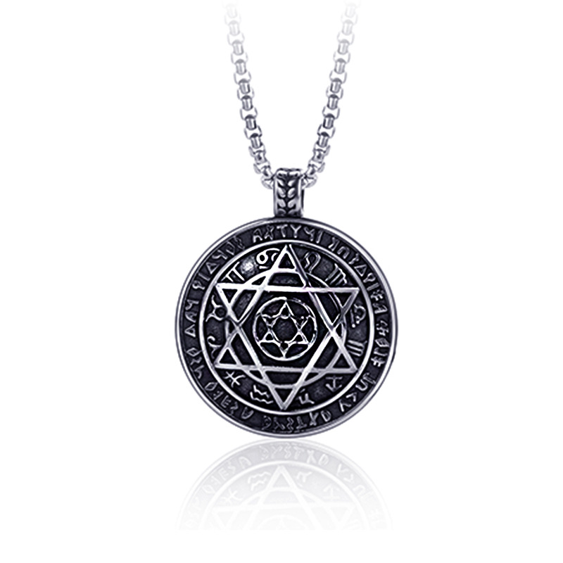 1:Hexagram single pendant 40x40mm