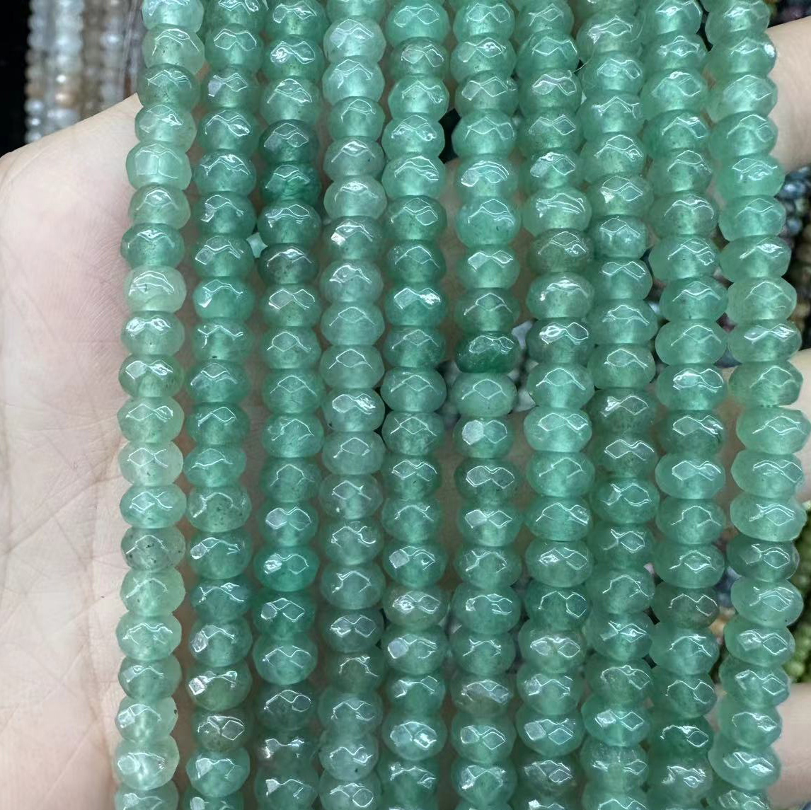 Green Aventurine 3x4mm/125ps