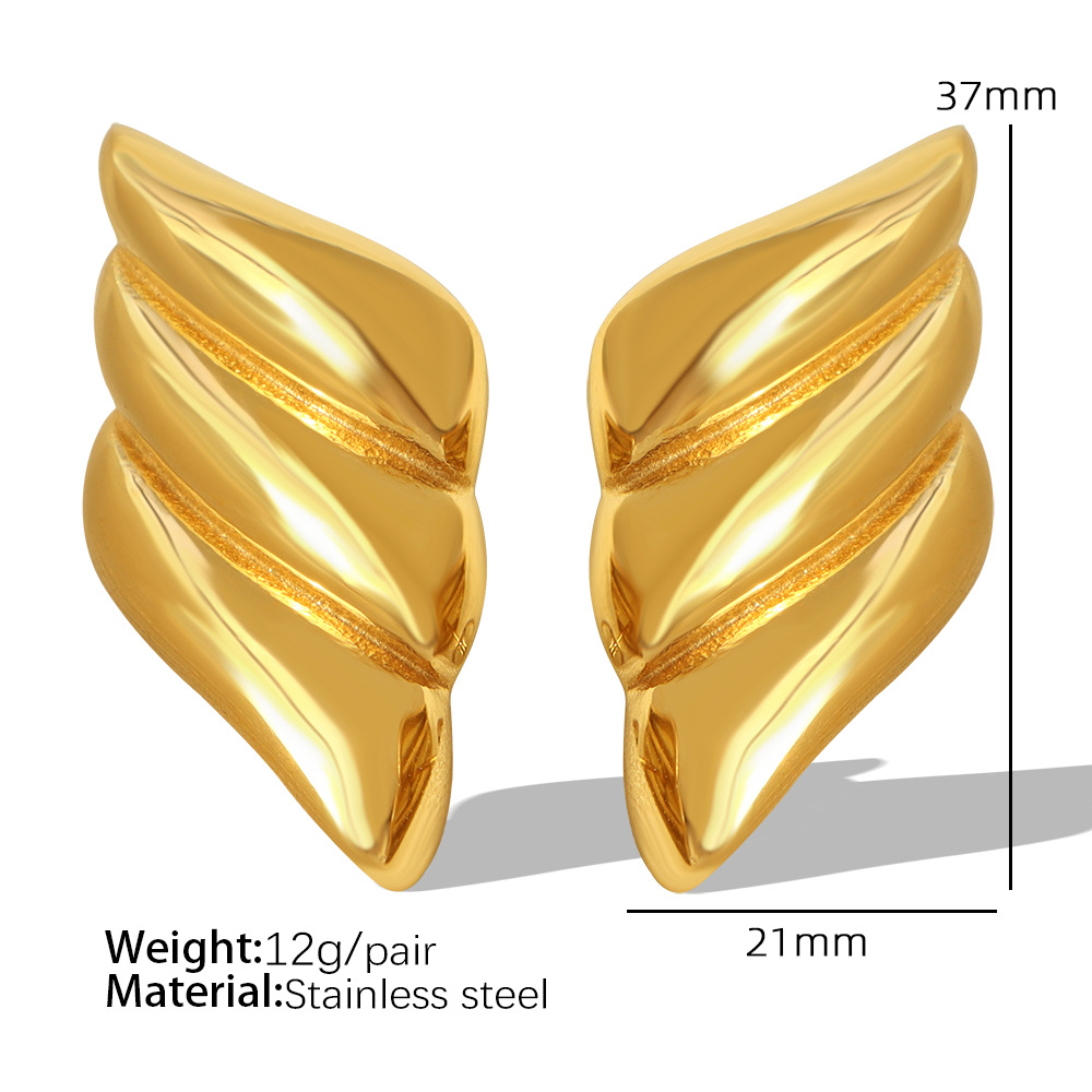 7:EH254 Gold earrings