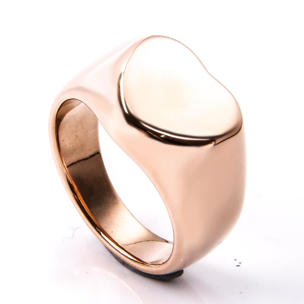 11:rose gold color heart