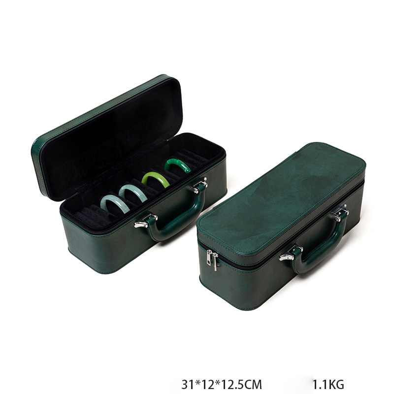 11:15 digit bracelet box -green and black