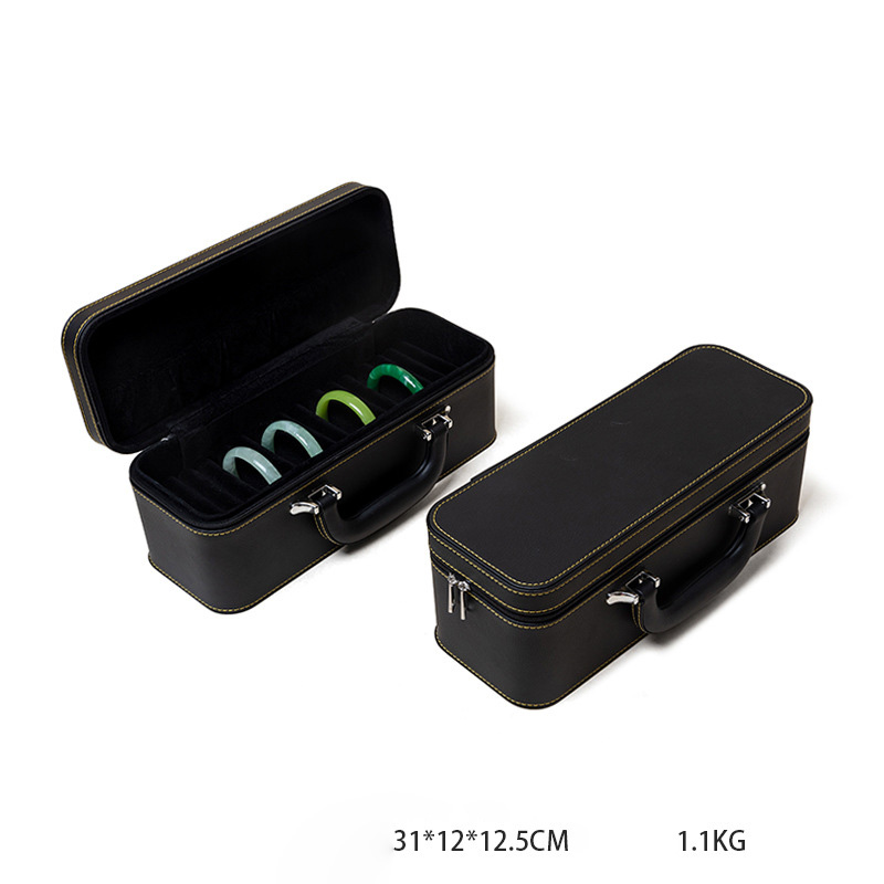 15:15 digit bracelet box -black