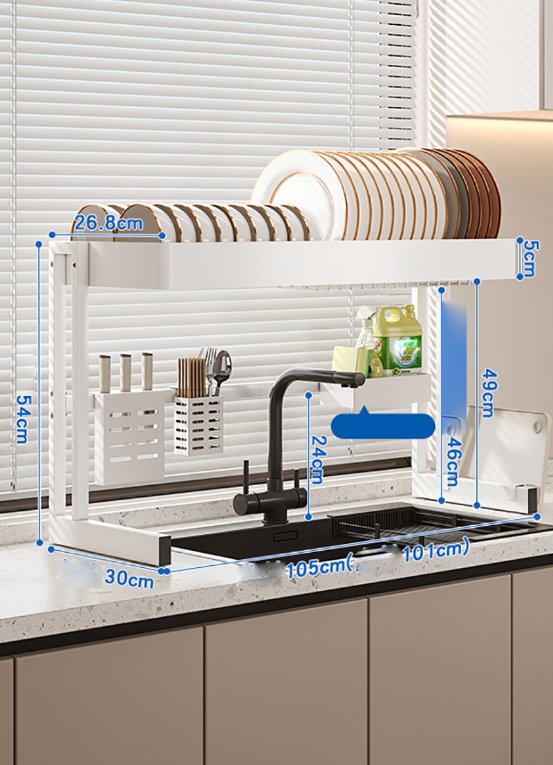 Length 105cm  knife holder   sanitary ware holder   cutting board holder   chopsticks holder  6 hooks